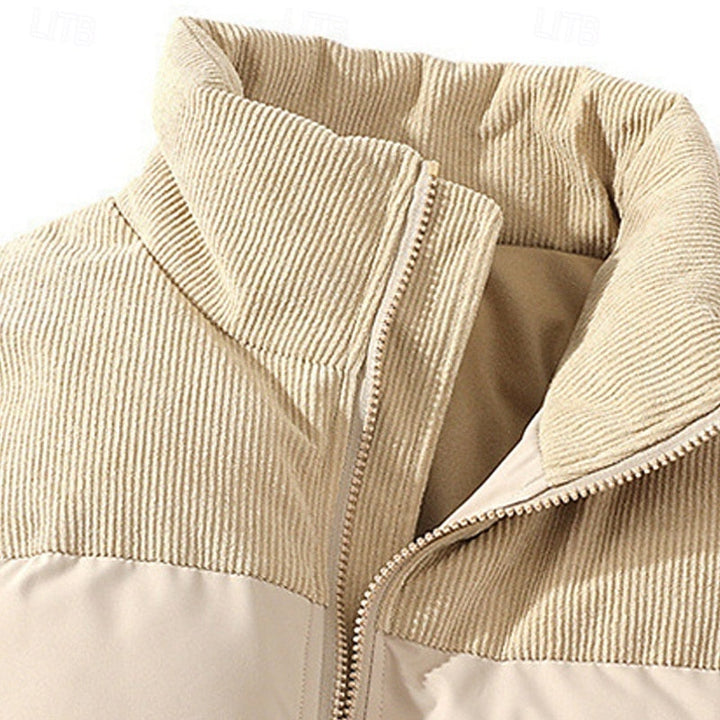 Rory Insulated Stand-Collar Puffer Jacket, view 3 - Elena Harper