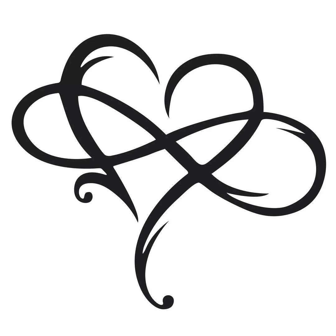 Iron Wall Decoration Infinite Heart Design for Lasting Style, view 3 - Elena Harper