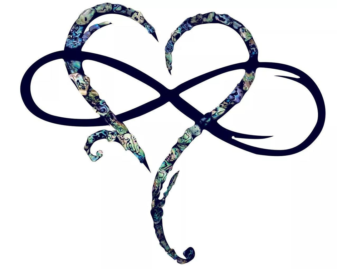 Iron Wall Decoration Infinite Heart Design for Lasting Style, view 2 - Elena Harper