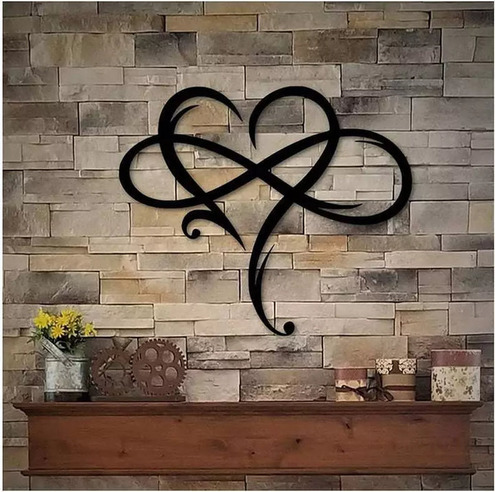 Iron Wall Decoration Infinite Heart Design for Lasting Style, view 5 - Elena Harper