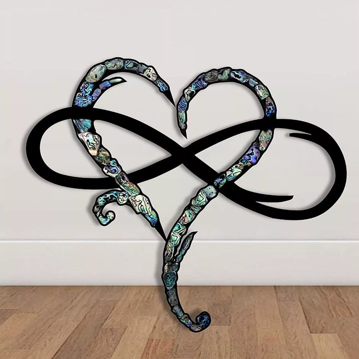 Iron Wall Decoration Infinite Heart Design for Lasting Style - Elena Harper