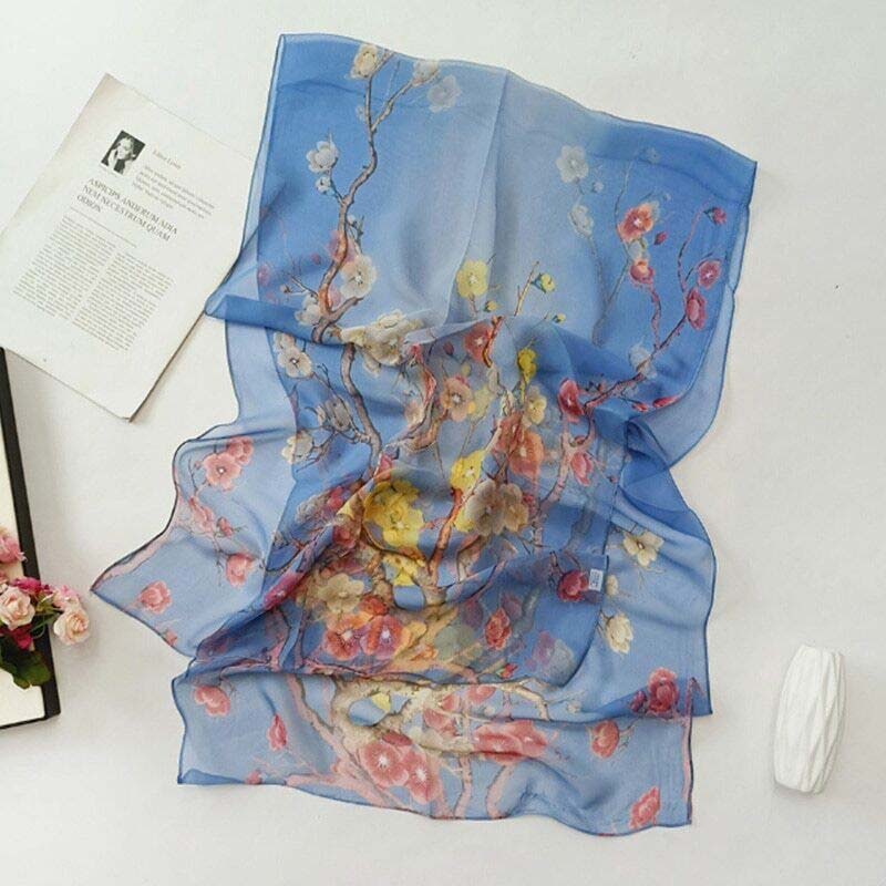Vintage Floral Print Scarf