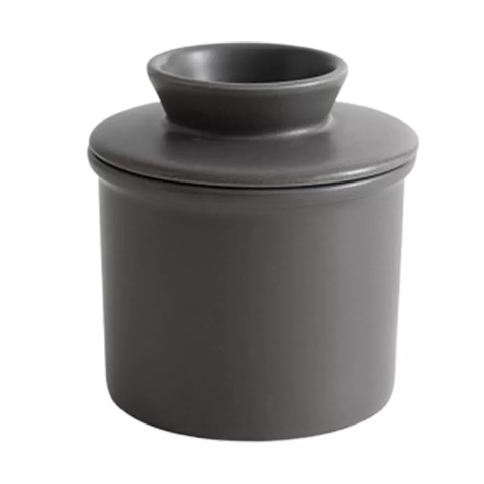 Ceramic Butter Jam Storage Pot, view 8 - Elena Harper