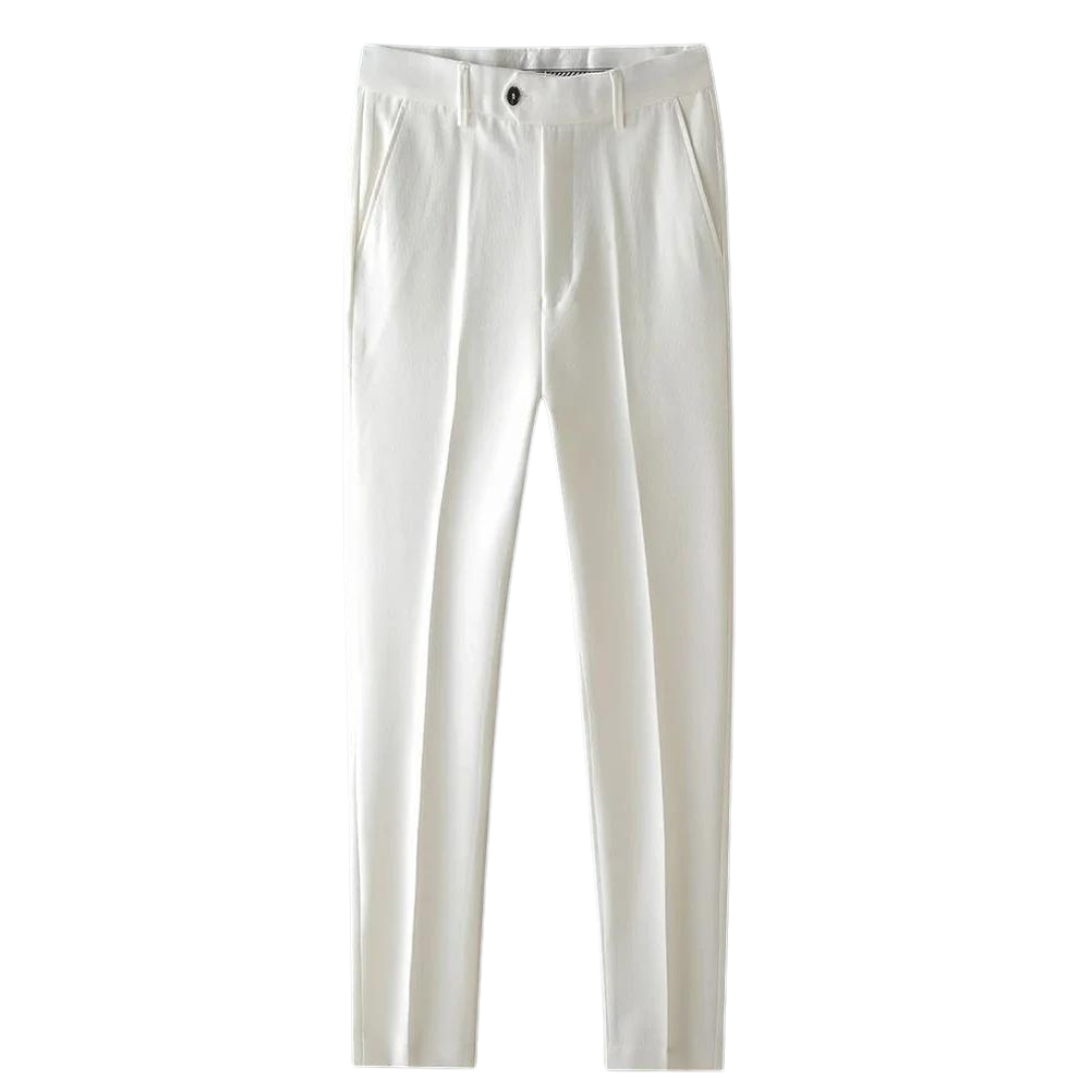 Emma & Rose Manhattan Ruben™ smart casual pants in neutral fabric, tailored fit, with front pockets, suitable for everyday wear.