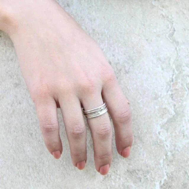 Timeless gold-plated silver ring from Emma & Rose Cape Town, featuring a sleek, elegant design with a polished finish.
