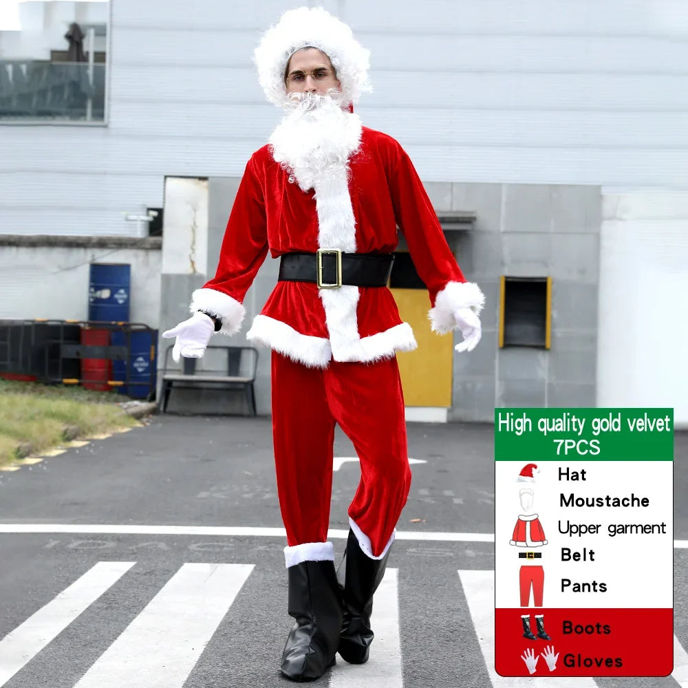 Santa Claus Cosplay Costume Set