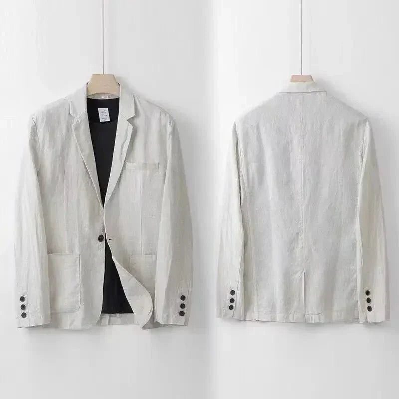 Savelli™ | Elegant Linen Suit