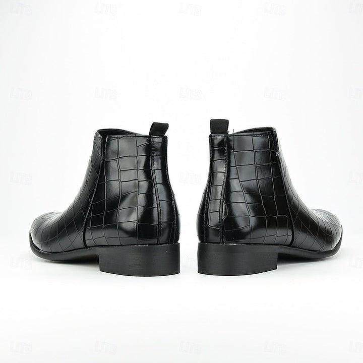 Sterling Refined Slip-On Chelsea Boots, view 8 - Elena Harper