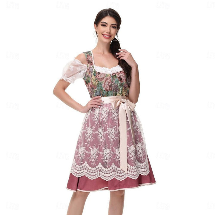 Leni Festive Oktoberfest Dirndl, view 7 - Elena Harper
