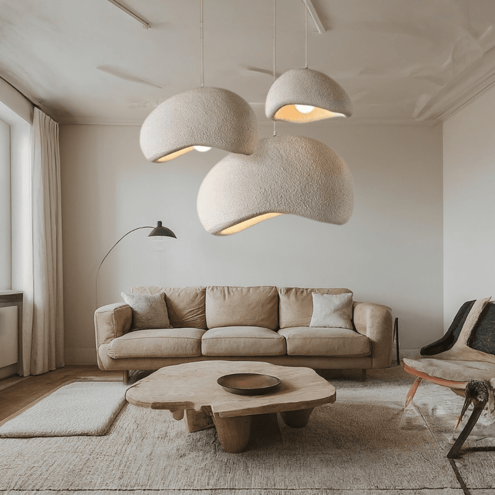 Sculpted Dome Pendant Light with Adjustable Height - Modern Design