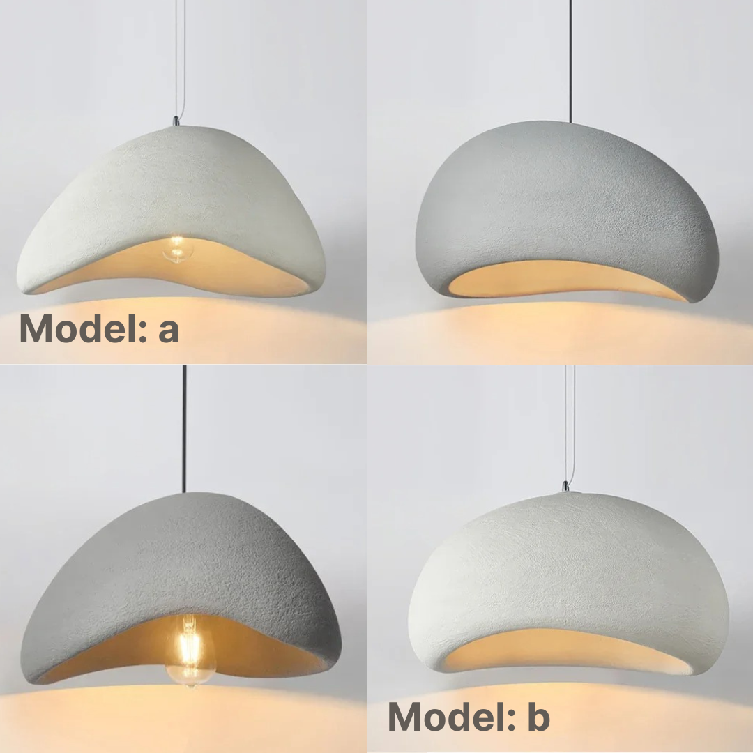 Sculpted Dome Pendant Light with Adjustable Height - Modern Design