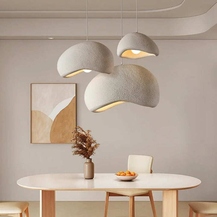 Sculpted Dome Pendant Light with Adjustable Height - Modern Design