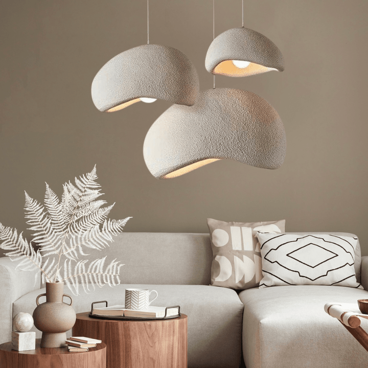 Sculpted Dome Pendant Light with Adjustable Height - Modern Design