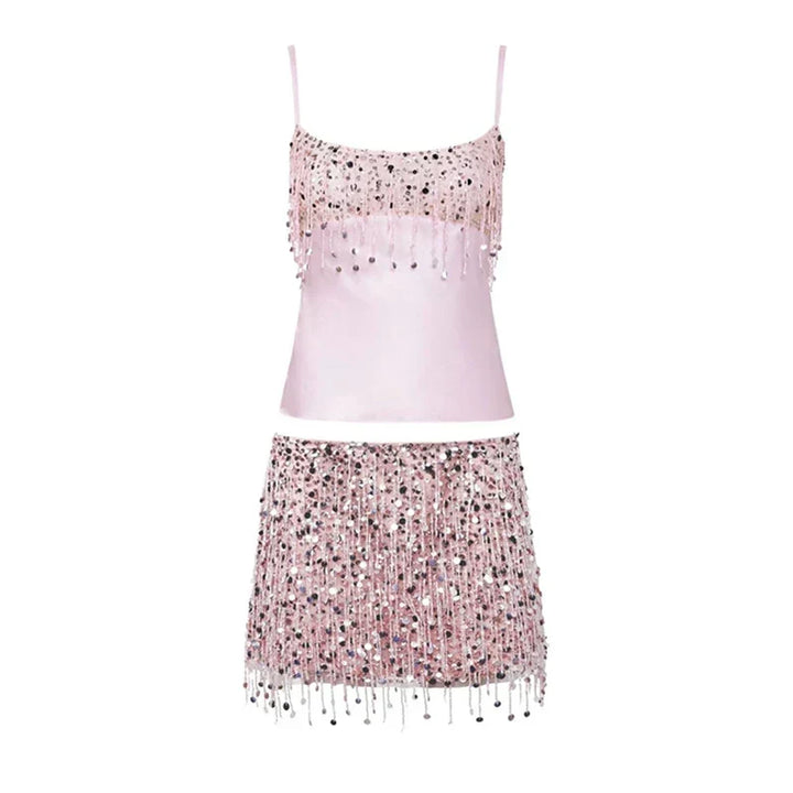 Sequin Tassel Bikini Set - Elena Harper