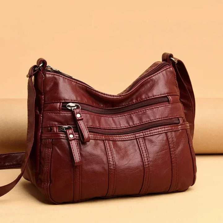 Nina Soft Leather Crossbody Bag