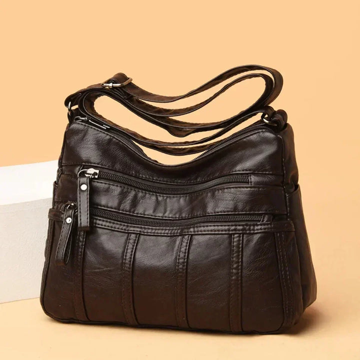 Nina Soft Leather Crossbody Bag