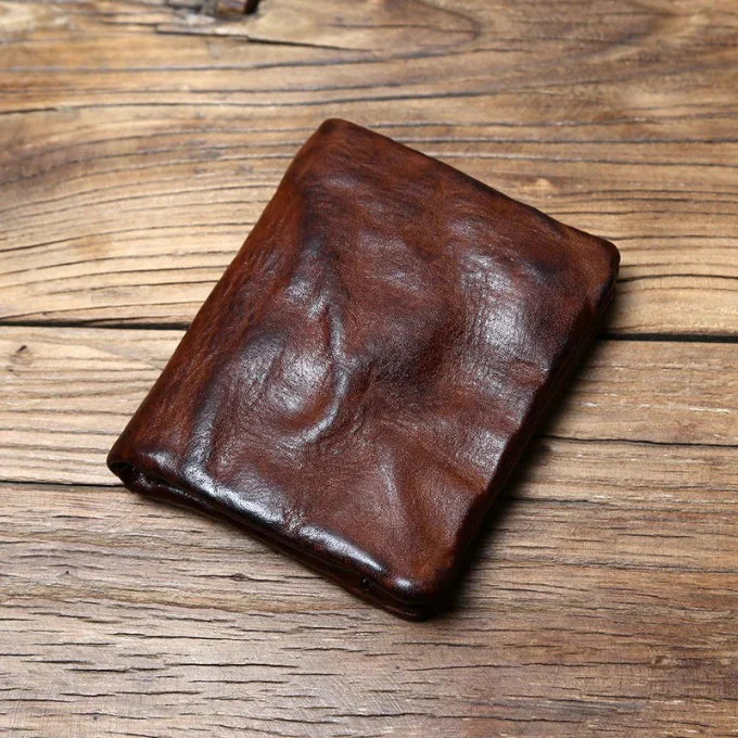 Severo Rustic Leather Wallet - Elena Harper