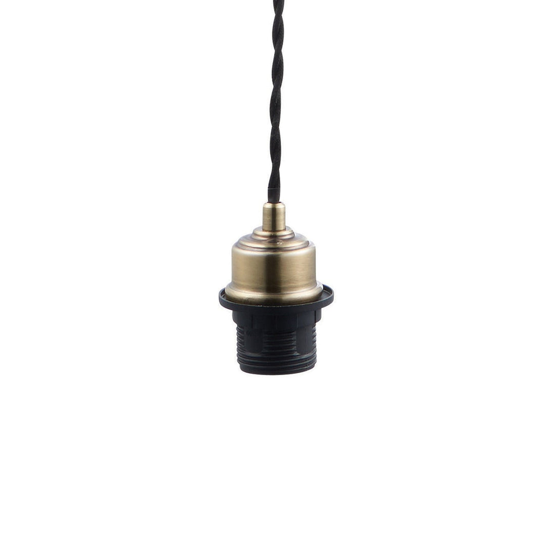 Single Adjustable Pendant Light Cable Set With Ceiling Mount