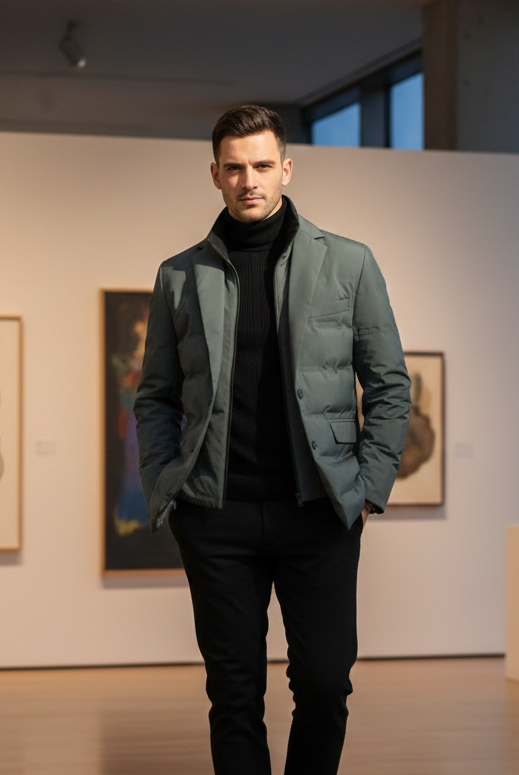 LAURENT MONACO | URBAN DOWN JACKET FOR MEN
