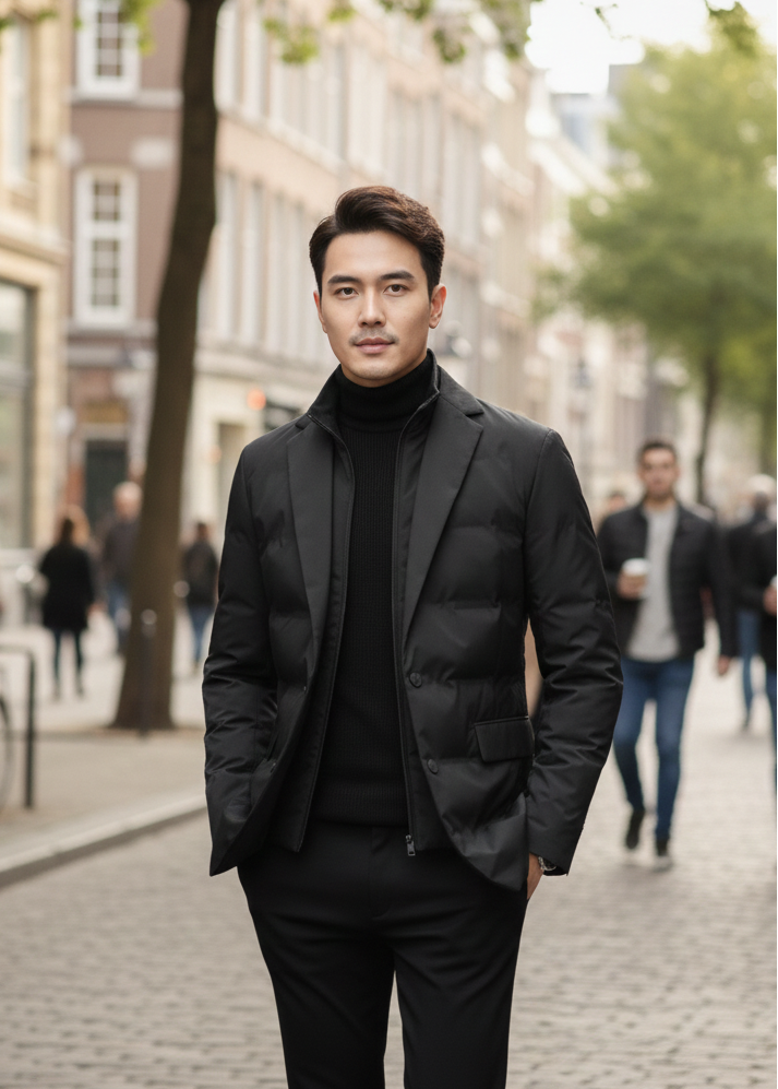 LAURENT MONACO | URBAN DOWN JACKET FOR MEN