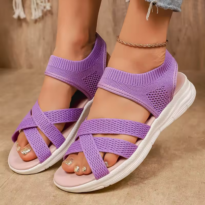 Lucia - Ultra Flex Knit Sandals – Wears like a Sock, Feels like a Hug