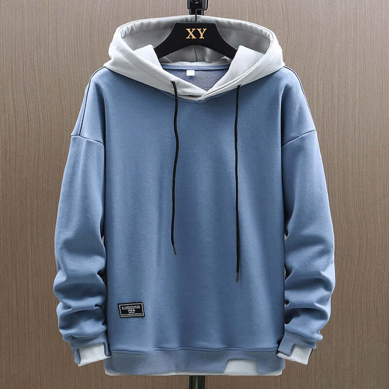 LAURENT MONACO | BICOLORED HOODIE FOR MEN