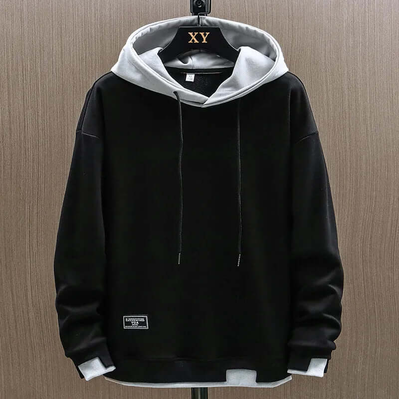 LAURENT MONACO | BICOLORED HOODIE FOR MEN