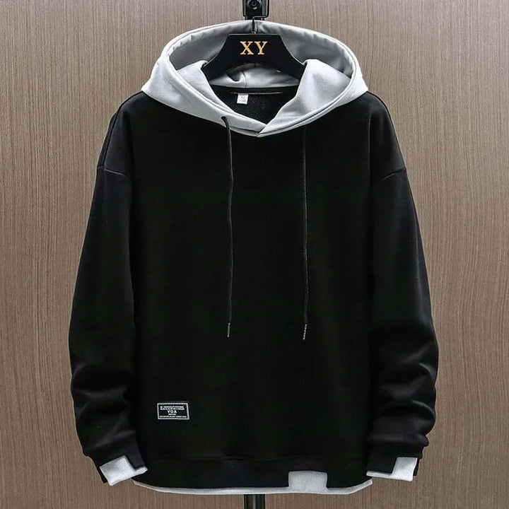 LAURENT MONACO | BICOLORED HOODIE FOR MEN