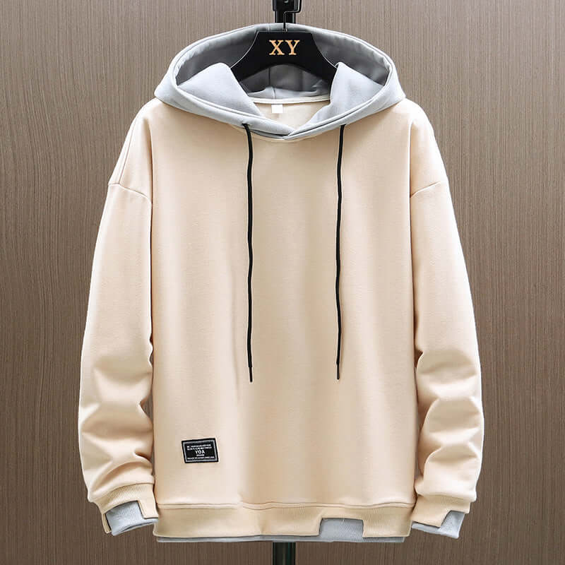 LAURENT MONACO | BICOLORED HOODIE FOR MEN