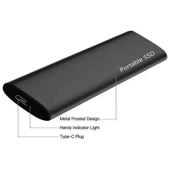 SecureSpace Portable 4TB USB-C External Hard Drive