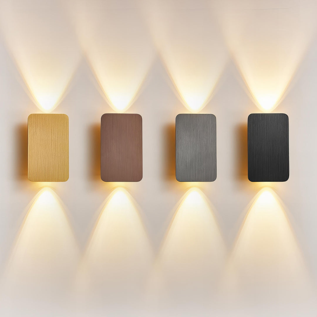Sleek Indoor LED Wall Lamp - Modern Rectangular Design