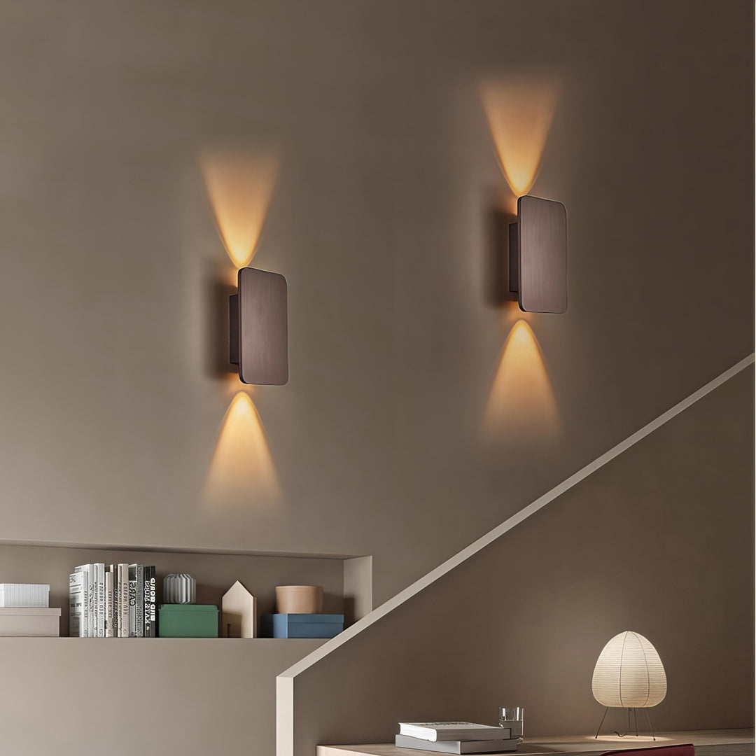 Sleek Indoor LED Wall Lamp - Modern Rectangular Design