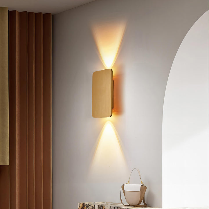 Sleek Indoor LED Wall Lamp - Modern Rectangular Design