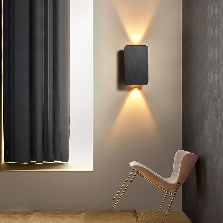 Sleek Indoor LED Wall Lamp - Modern Rectangular Design