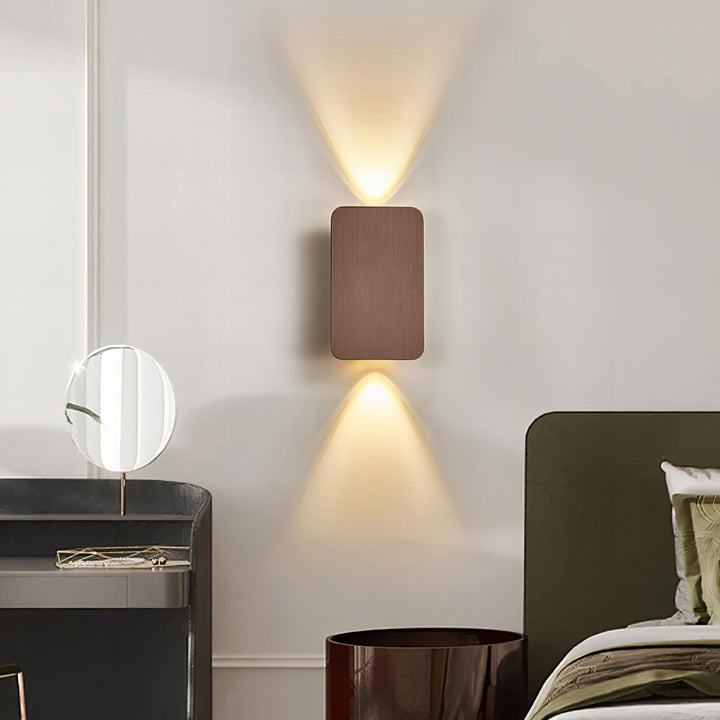 Sleek Indoor LED Wall Lamp - Modern Rectangular Design