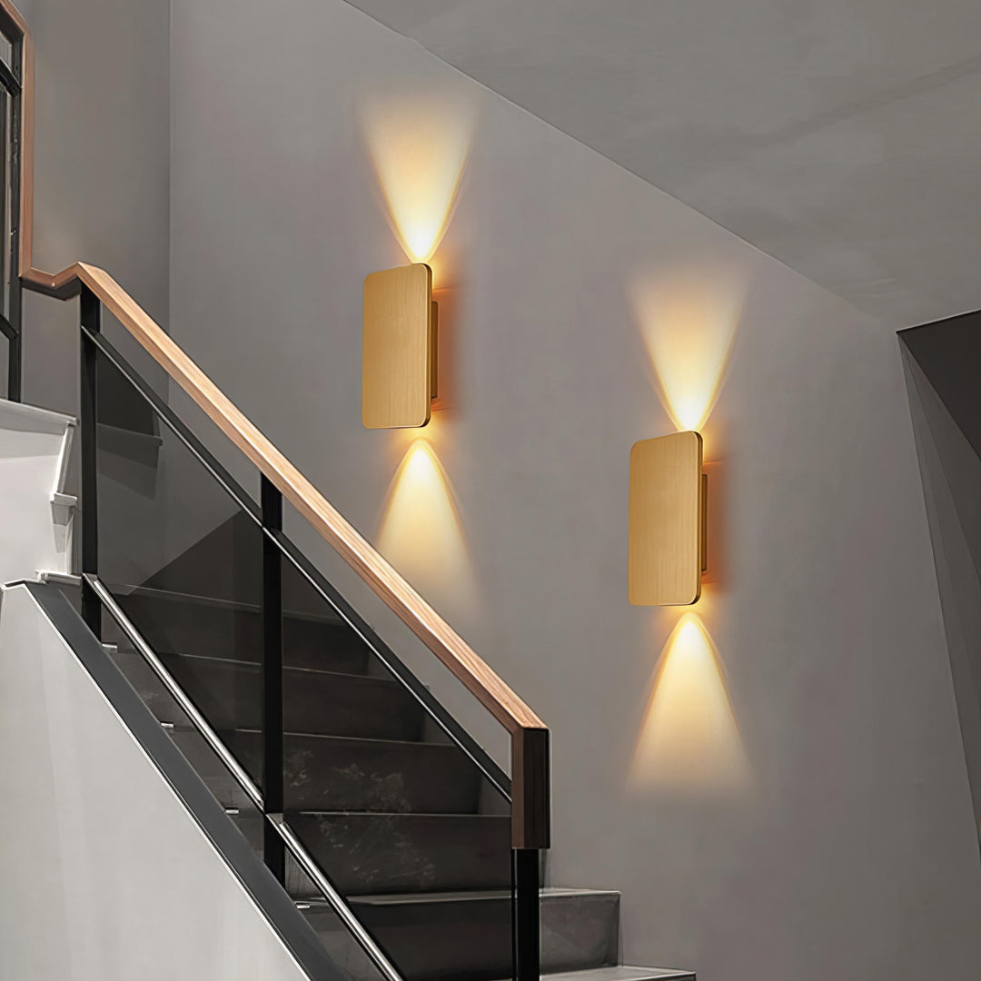 Sleek Indoor LED Wall Lamp - Modern Rectangular Design