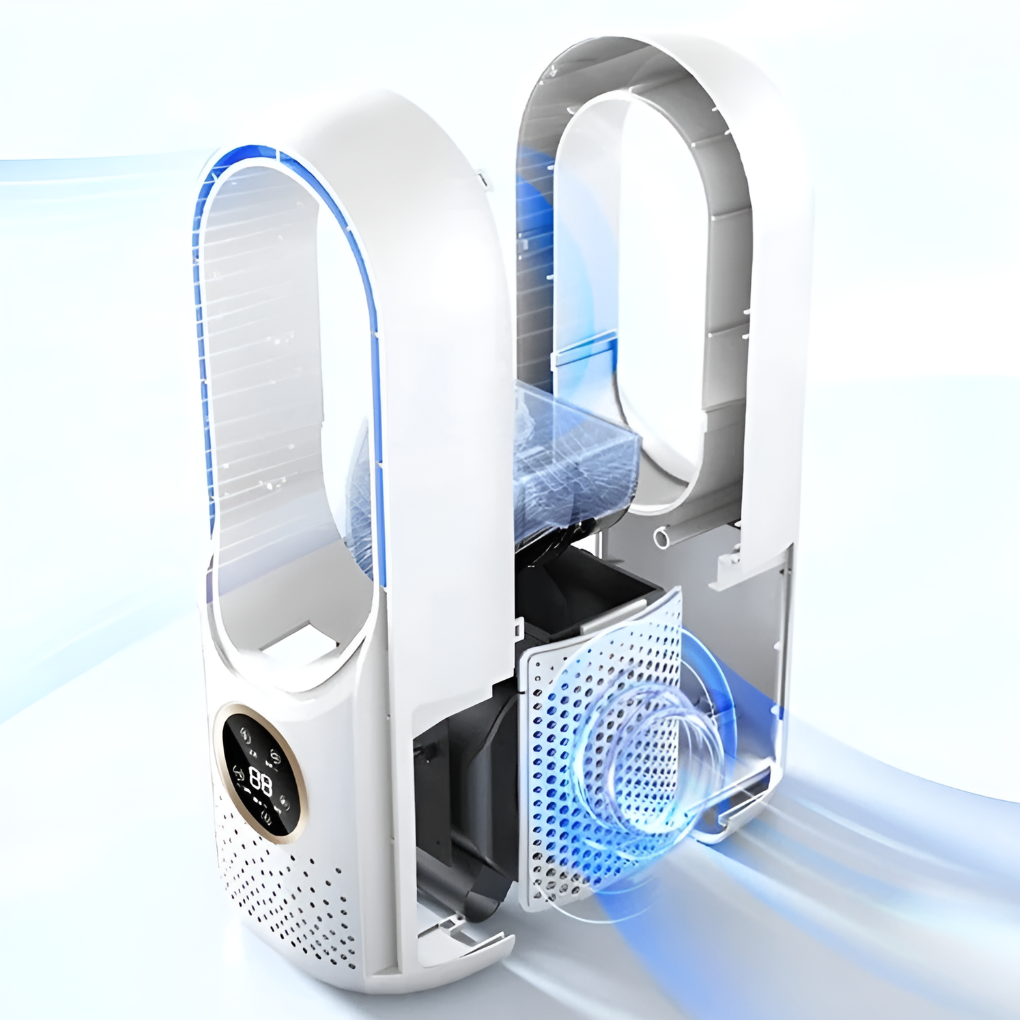 Portable Blade-Free Silent Air Cooling Fan for Home & Office