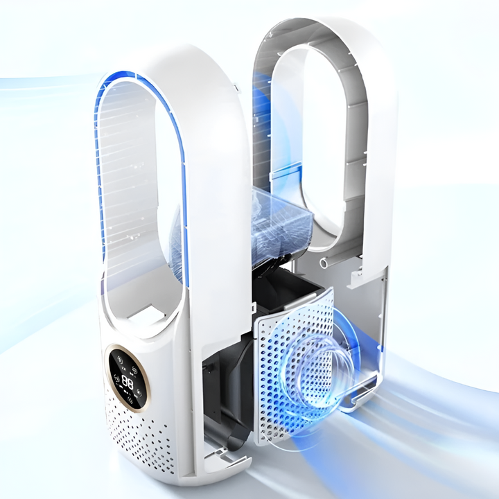 Portable Blade-Free Silent Air Cooling Fan for Home & Office