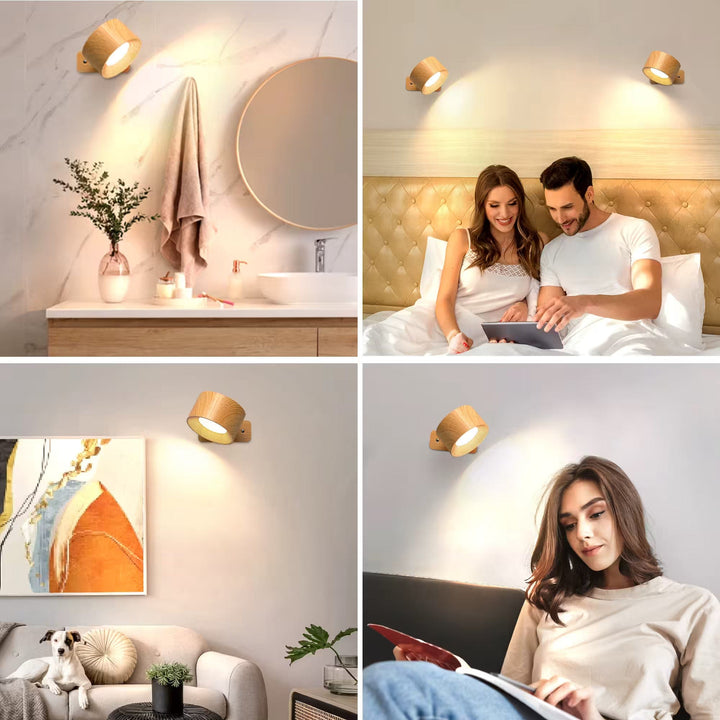 Wireless Rechargeable Adjustable Wall Light for Modern Interiors