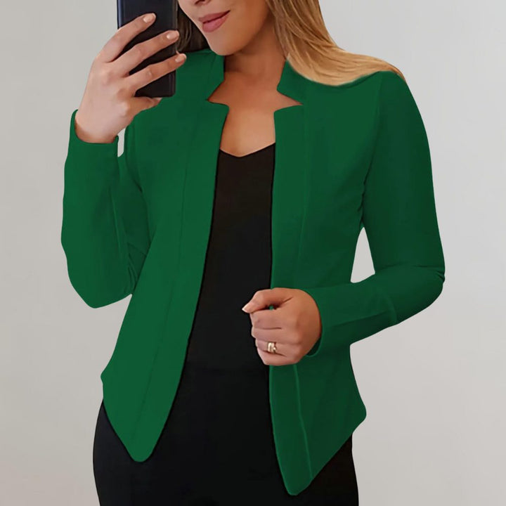 Slim Fit Blazer Without Closure for Women