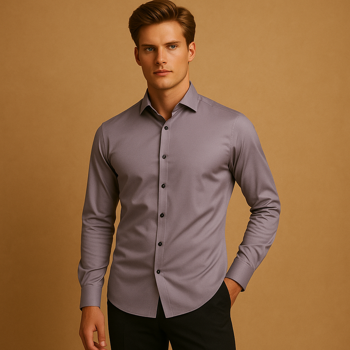 Stretch Shirt for Men – Slim Fit, Modern Elegance, and Optimal Comfort