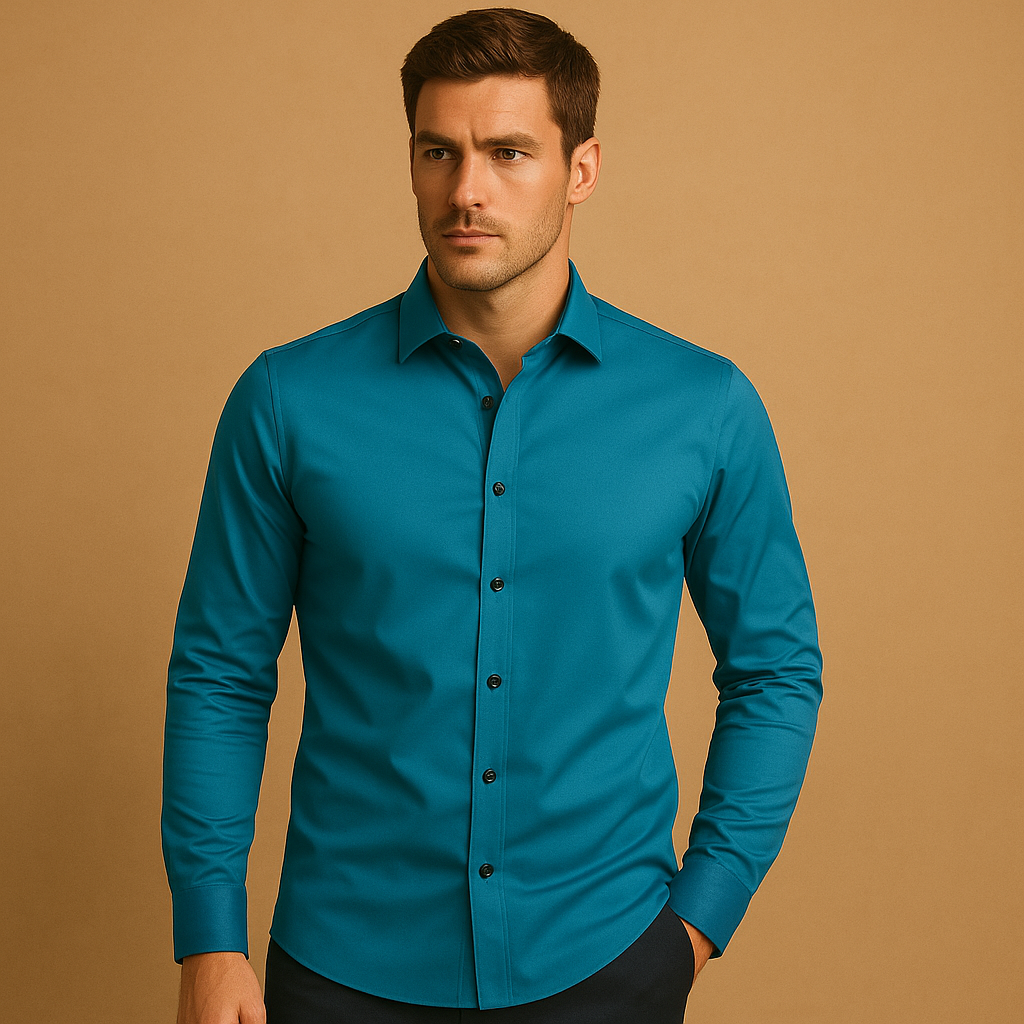 Stretch Shirt for Men – Slim Fit, Modern Elegance, and Optimal Comfort
