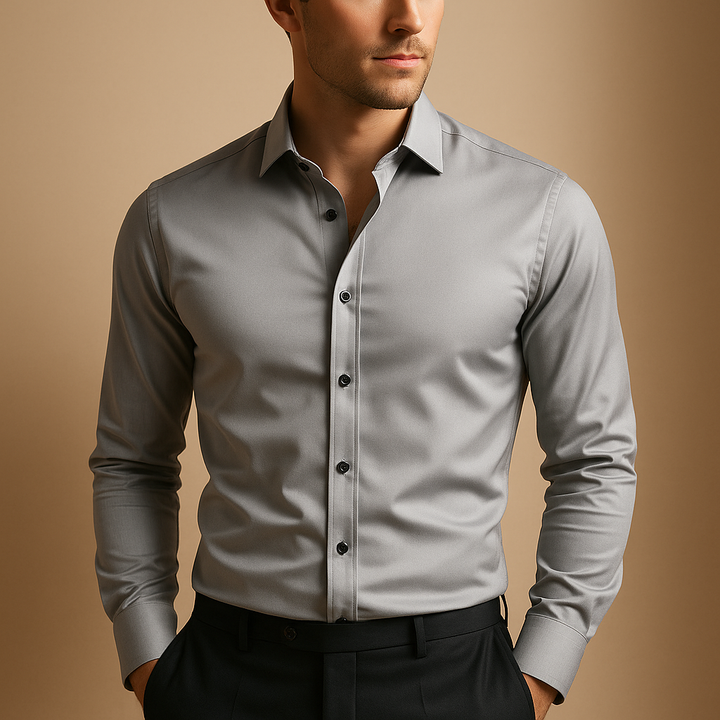 Stretch Shirt for Men – Slim Fit, Modern Elegance, and Optimal Comfort