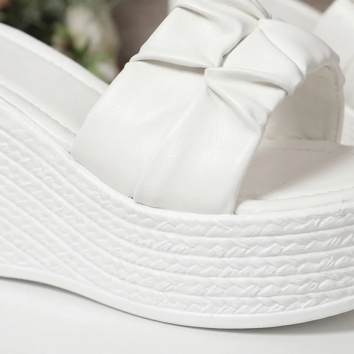 Slip-On Wedge Sandals Lillian, view 3 - Elena Harper