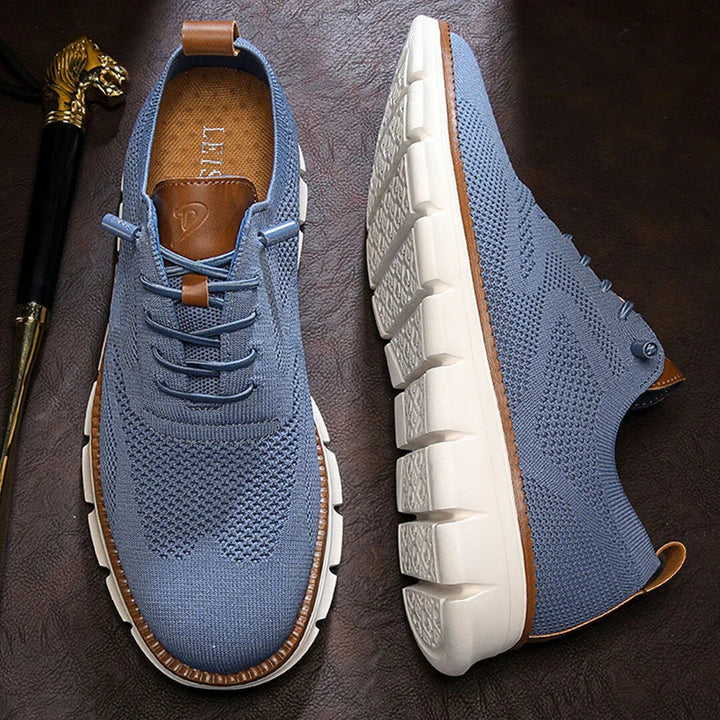 Men's Sneakers with Breathable Mesh and Flexible Sole for Comfort