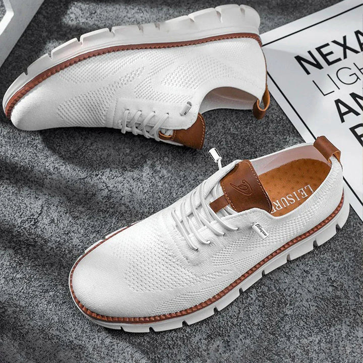Men's Sneakers with Breathable Mesh and Flexible Sole for Comfort