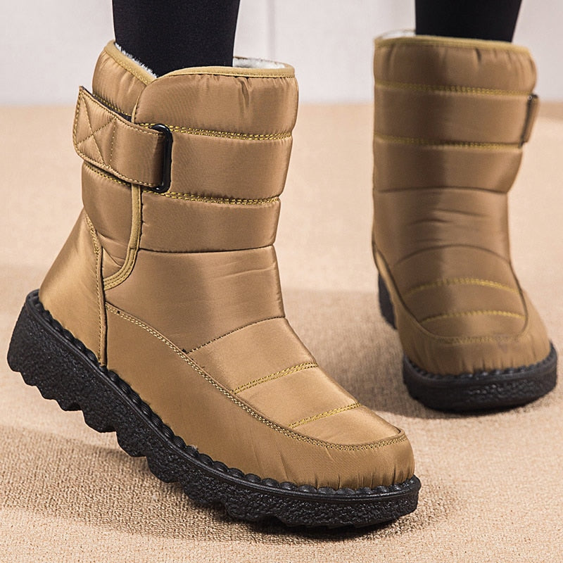 Ladies' Waterproof Snow Boots - Insulated Winter Boots