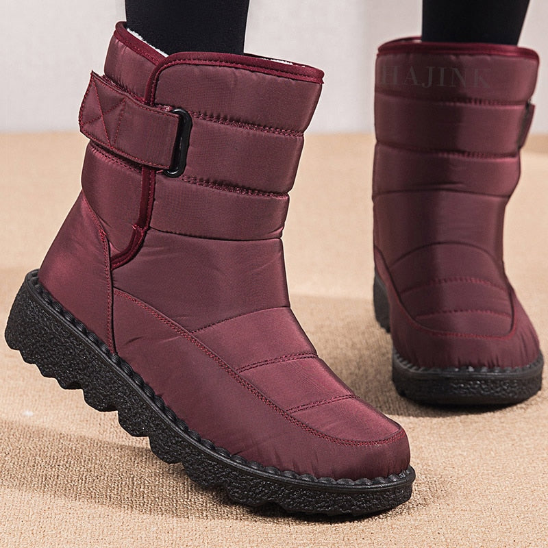 Ladies' Waterproof Snow Boots - Insulated Winter Boots