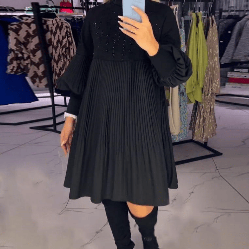 Ashlyann™ Elegant Midi Dress by Emma & Rose Cape Town, showcasing a stylish, flowing dress with a fitted waist and midi length.