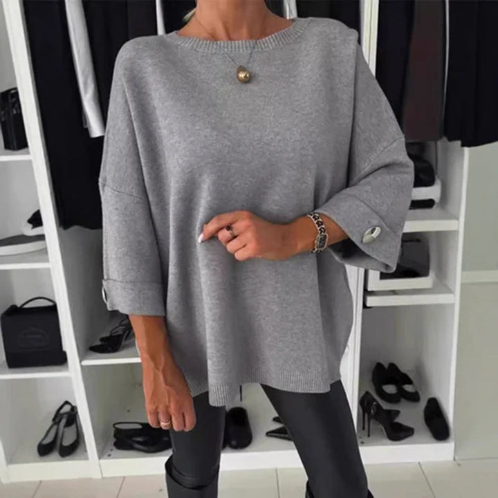 Millie - Elegant Button Sleeve Top